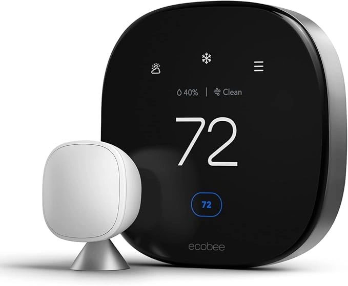 Ecobee SmartThermostat with Voice Control - Multi-Zone Climate Control with Room Sensors